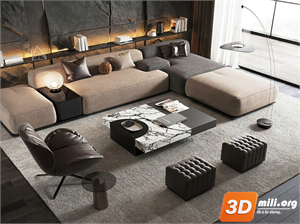 Sofa Minotti Skp Files 